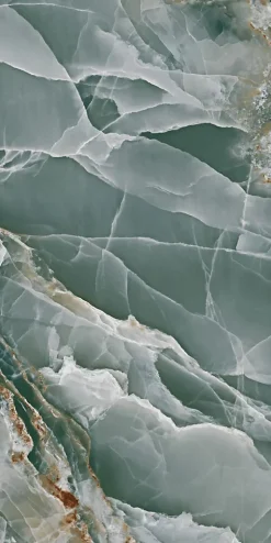 Carrelage sol/mur effet marbre vert NIXIEY AQUA BRILLANT L.120 x l.60cm-Velloza Sale