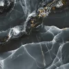 Carrelage sol/mur effet marbre brillant SUBLIME ONYX BLACK L.120 x l.60cm-Velloza New