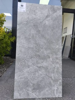 Carrelage sol/mur effet pierre satiné MELLISANDRE ANTHRACITE L.119,5 x l.59,5cm-Keratile Discount