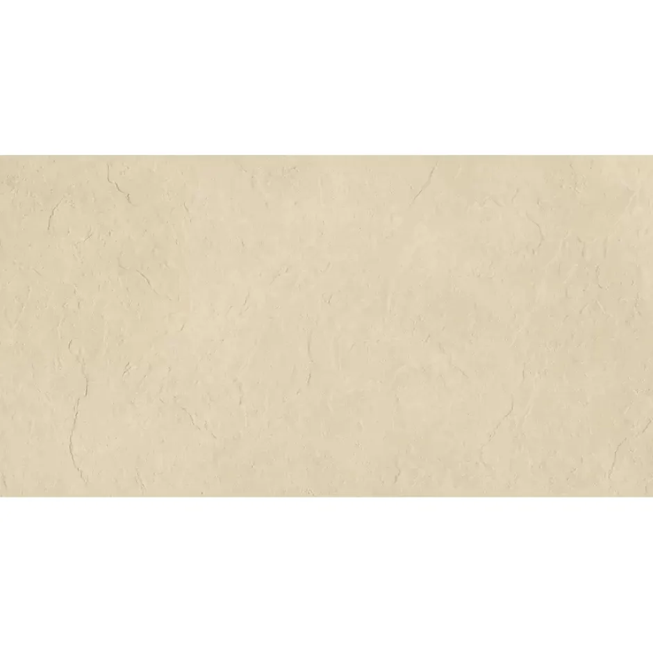 Carrelage sol/mur effet pierre beige mat Crag Ivory l.60 x L.120 cm-Bien Seramik