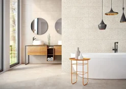 Alaplana Carrelage sol/mur effet pierre AMALFI BEIGE MAT L.119,5 x l.59,5cm