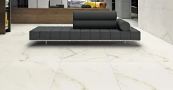 Carrelage sol/mur intérieur effet MARBRE l.60 x L.120 cm ROYAL CALACATTA-Deco Prom