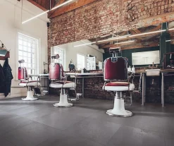 Allocarrelage Carrelage sol/mur teinté dans la masse effet moucheté idéal garage - 45x45cm Subway Dark