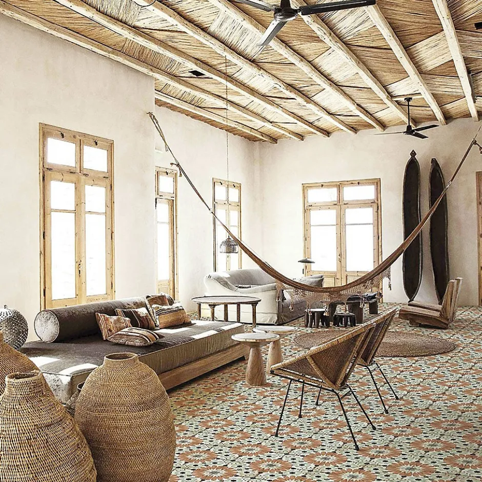 Concept Mosaïque Carrelage SYLVIANA 20x20 cm effet carreaux ciment vieilli