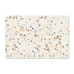 Ro'Ma Nature Carrelage Terrazzo véritable Roma 60x40x2 cm (lot de 1,2 m² soit 5 dalles) -