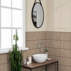 Concept Mosaïque Carrelage TESSIA 20x20 cm effet carreaux ciment vieilli