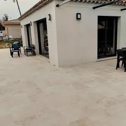 Concept Mosaïque CARRELAGE TRAVERTIN 40.2 cm x 60.4 cm antidérapant