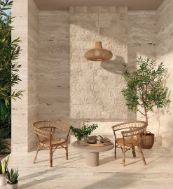 Carrelage Travertino 2cm Beige - ADZ 60 x 60cm ( vendu par boite de 0,73 m² )-Bestile Outlet