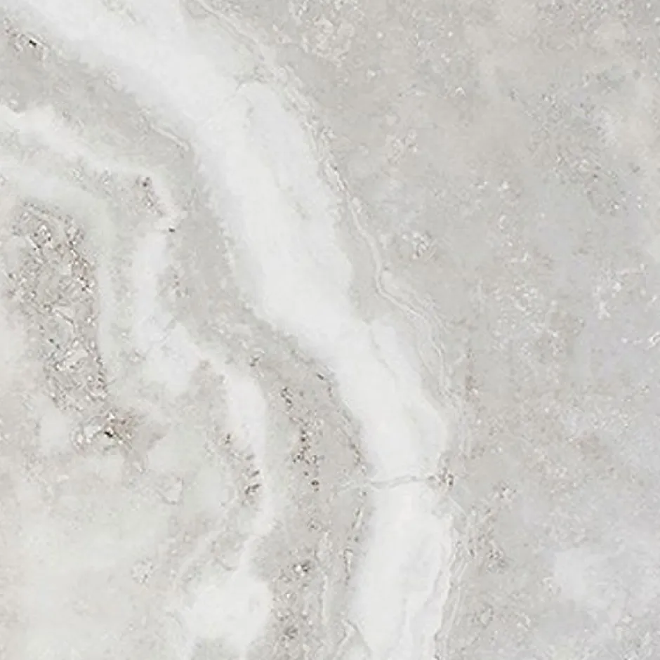 Carrelage Travertino di Caracalla poli Silver - Poli 90 x 90cm ( vendu par boite de 1,62 m² )-Cristacer Online