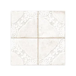 Carrelage Vintage Blanc Uruk 45x45x0,95 cm Carvella - Sol et mur intérieur --Ro'Ma Carrelage Best