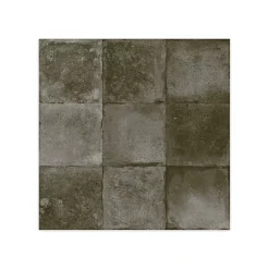 Ro'Ma Carrelage Carrelage Vintage effet Zellige Noir 33x33x0,95 cm Orelia - Sol et mur intérieur -