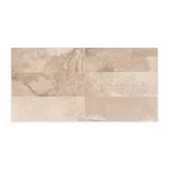 Carrelage Vintage effet Zellige Beige 40x20x1,03 cm Patrina - Mur intérieur --Ro'Ma Carrelage Clearance