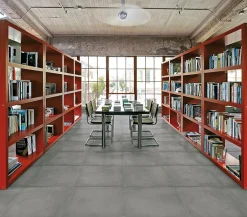 Allocarrelage Carrelage 60x60 Ciment Palais Anthracite Rectifié -