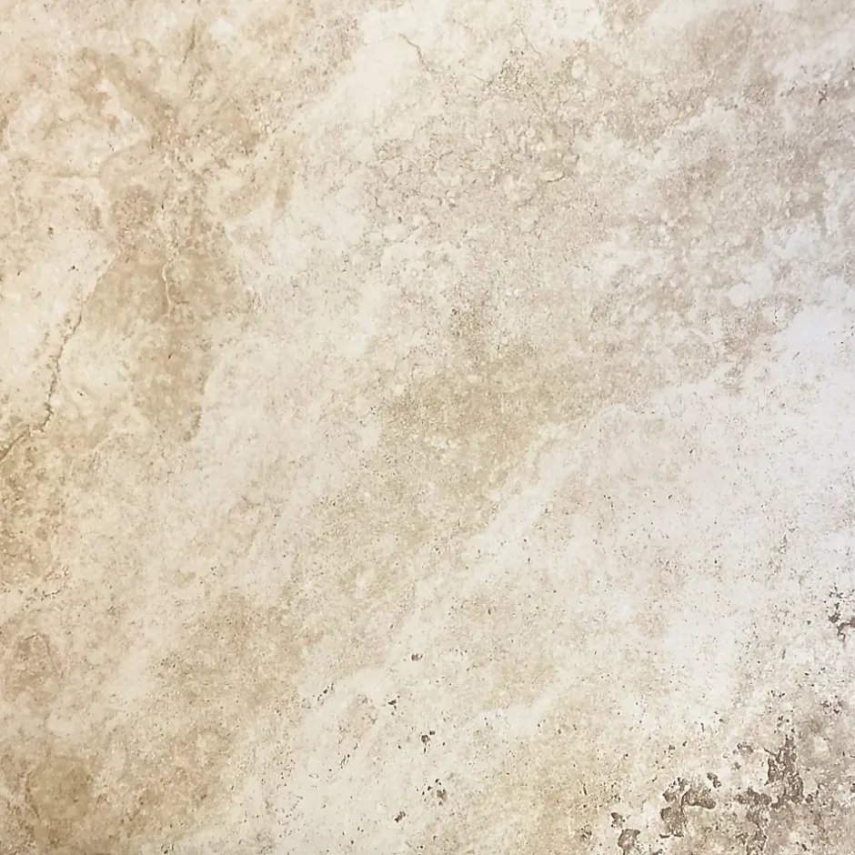 Carrelage 60x60 Imitation Pierre de Travertin Grip - Antidérapant R11 --Allocarrelage Outlet