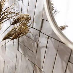 Carrelage Zellige Marocain Gris de lin 5x15 cm (vendu par 1 m²) --Ro'Ma Nature