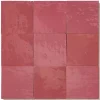Carrelage Zellige Marocain Rose Ancien 10x10 cm (vendu par 1 m²) --Ro'Ma Nature Best