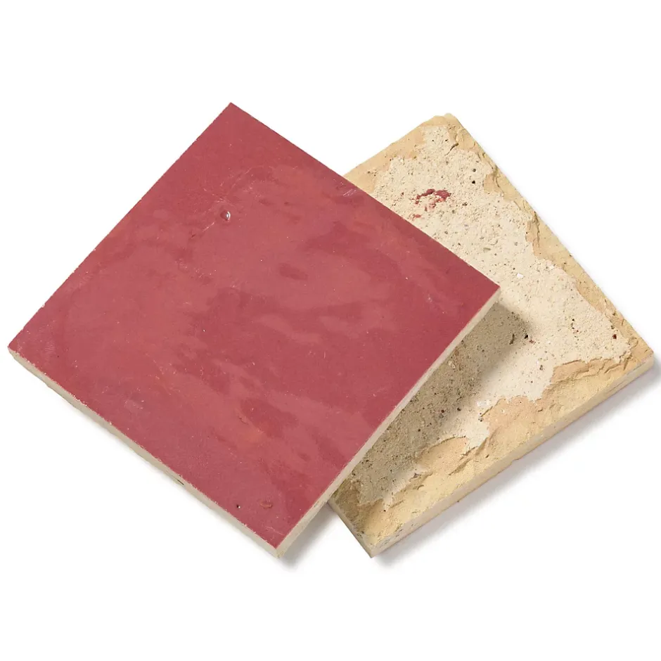 Carrelage Zellige Marocain Rose Ancien 10x10 cm (vendu par 1 m²) --Ro'Ma Nature Best