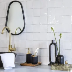 Carrelage Zellige Marocain Blanc Neige 10x10 cm (vendu par 1 m²) --Ro'Ma Nature