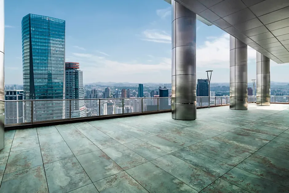 Carrelage Zinc Natural Noir - Mat 120 x 120cm ( vendu par boite de 1,43 m² )-Apavisa Online