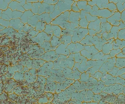 Carrelage Zinc Natural Vert Gold craquelé - Mat 120 x 45cm ( vendu par boite de 1,6 m² )-Apavisa New