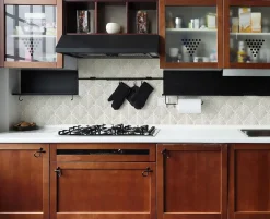 Ceramique Feuilles larges Blanches 20x15 cm - prix à la piéce--Carrelage Signature Discount