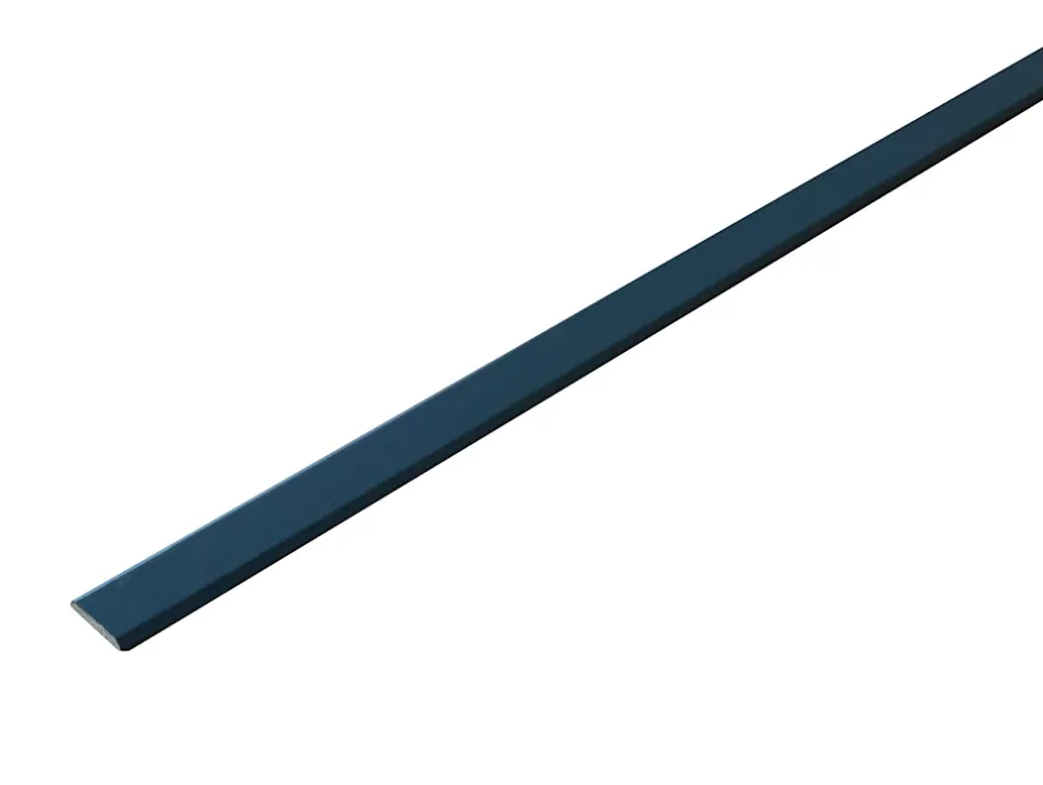 Champlat en MDF 2 arrondis Ninna couleur bleu 4X28mmL2,44m