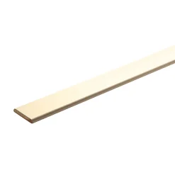 Champlat MDF blanc satin 6 x 30 mm L.2,4 m