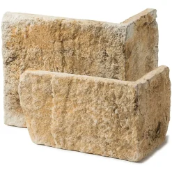 Chaînes d'angle pierre de parement extérieur Province ton rocaille (lot de 1 mètre linéaire) --Ro'Ma Nature Sale
