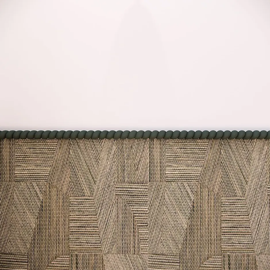 Échantillon de moulure torsade brut décorative - L20 x 2,6 cm - Bois de hêtre massif - Style Parisien - A peindre-Decoparisienne Discount