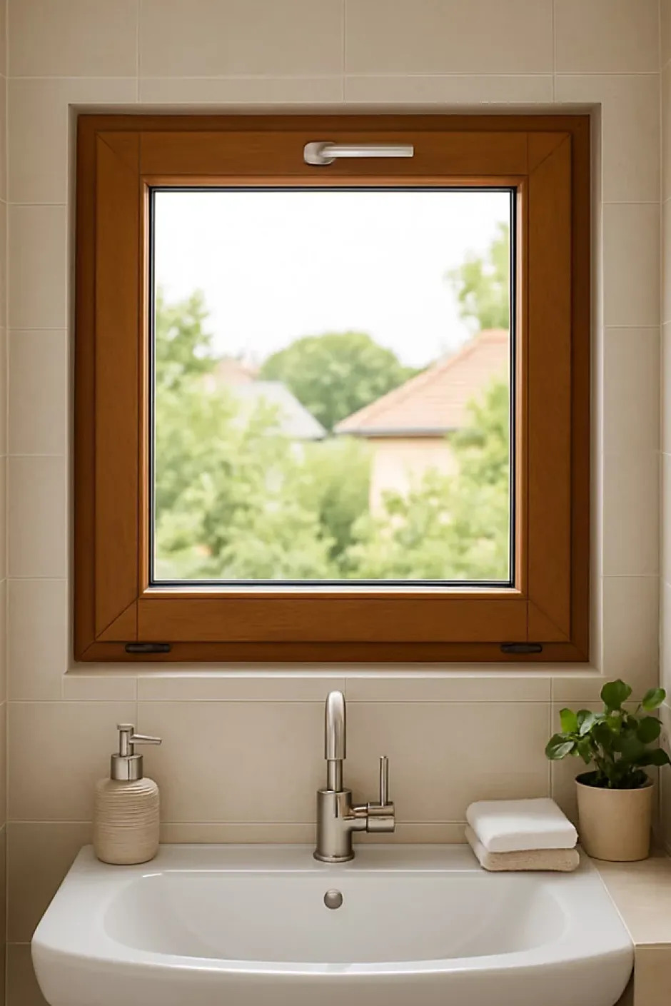 Gd Menuiseries Chassis Abattant En Bois H45 X L60 Côte Tableau