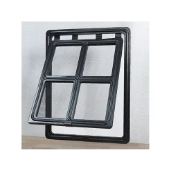 Volet-Moustiquaire Chatière pour moustiquaire de Porte ou Baie Vitrée avec verrouillage par loquet