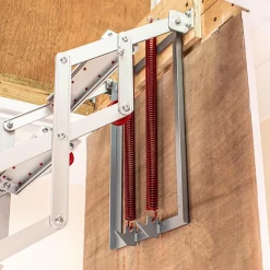 Échelle de grenier accordéon aluminium 3.05m, Design compact, Marches antidérapantes, Charge max. 150 kg, BPS Depot-BPS Access Solutions Hot