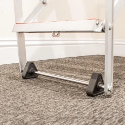 BPS Access Solutions Échelle de grenier accordéon aluminium 3.35m, Design compact, Marches antidérapantes, Charge max. 150 kg, BPS Depot