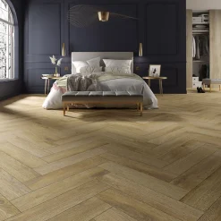 CHENE PRALIN - Parquet stratifié BATON ROMPU 12 mm-Aelle Carrelage Best