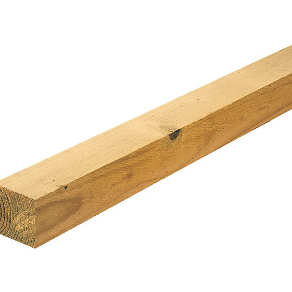 Chevron 63 x 75 mm traité L.6m épicéa