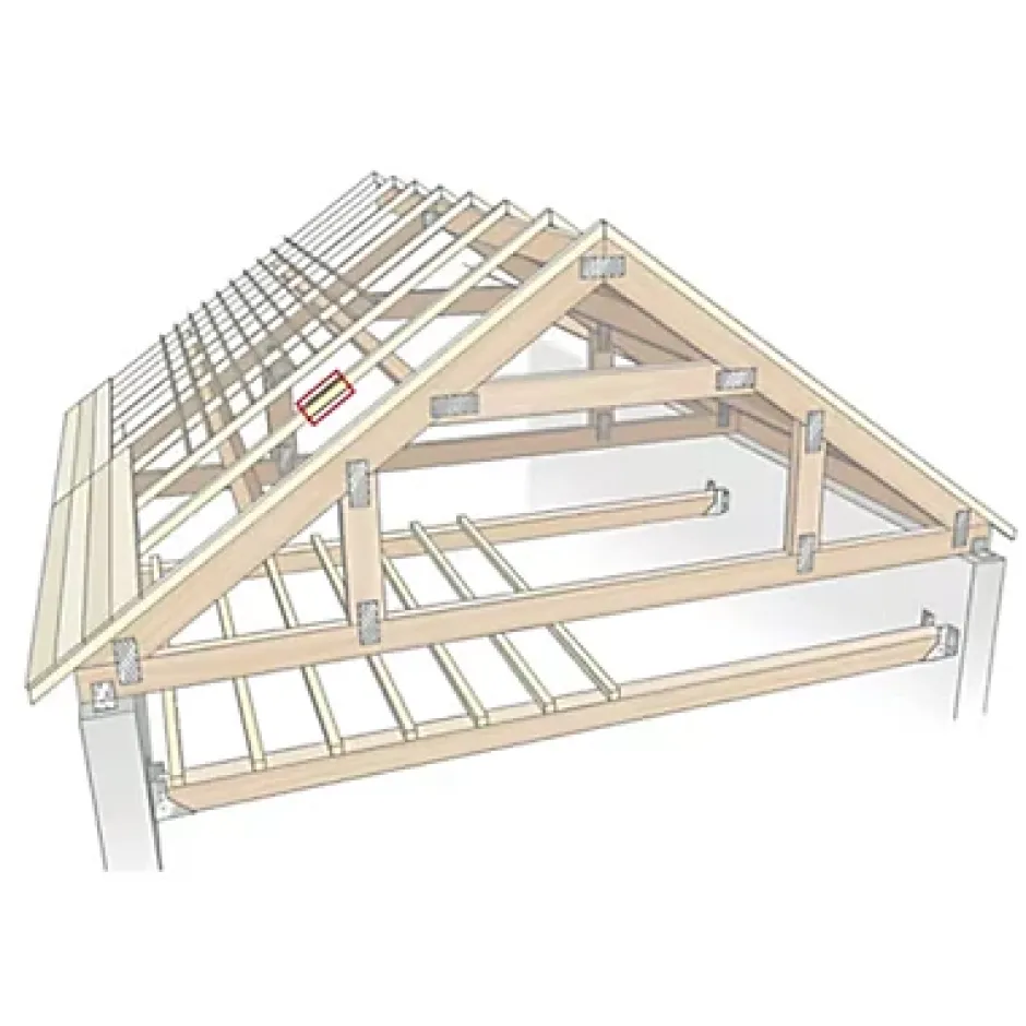 Chevron rabotée classe 3 89 x 38 mm L.2,4 m- Discount