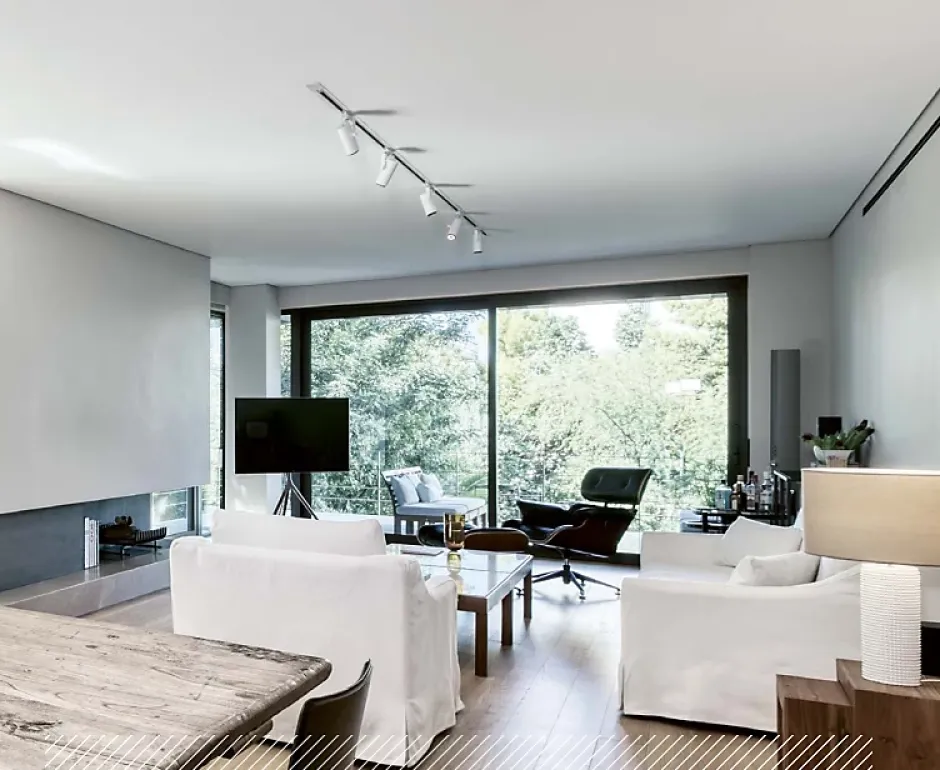 Châssis coulissant en aluminium 4 ventaux ETEM E50 (L.:3480mm x H.:2600) Gris argent-3 in 1 Hot