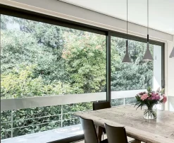 Châssis coulissant en aluminium 4 ventaux ETEM E50 (L.:3480mm x H.:2600) Noir RAL 9005-3 in 1 Outlet