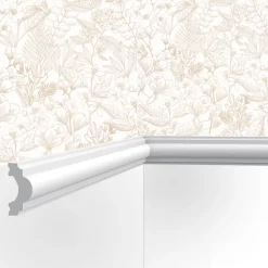 Cimaise , Moulure M04 - 4x2x200cm (h x p x L) - moulure décorative polyuréthane-Cimaises Et Plus Best