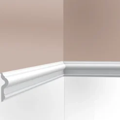 Cimaise , moulure murale M07 - 7,5x2,0x200cm (h x p x L) - moulure décorative polymère-Cimaises Et Plus Discount