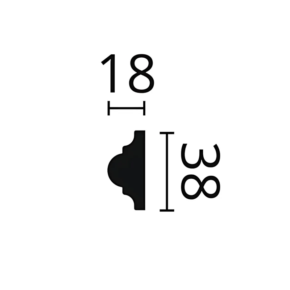 Noel & Marquet Cimaise NMC ARSTYL Z10 Profil de décoration