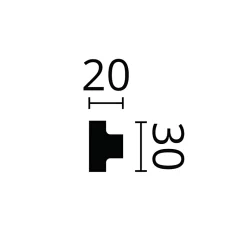 Cimaise NMC NOMASTYL T4 Moulure décorative Corniche Moulure décorative-Noel & Marquet