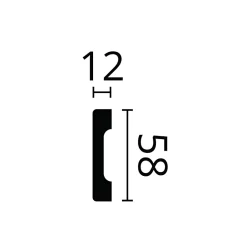 Cimaise NMC WALLSTYL WD4 Profil de décoration-Noel & Marquet Sale