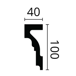 Cimaise NMC WALLSTYL WL4 Moulure décorative Corniche Moulure décorative-Noel & Marquet Outlet