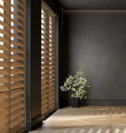 Foge Claustra persienne réglable Jersey coloris chêne de Saragosse 250X60X1.2 cm