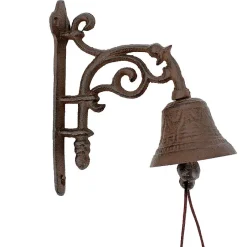 Cloche carillon en fonte 20x10x18cm-La Grande Prairie Best