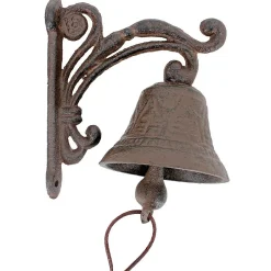 Cloche carillon en fonte 12x8x13cm-La Grande Prairie Clearance