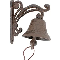 Cloche carillon en fonte 12x8x13cm-La Grande Prairie Clearance