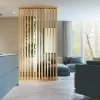 Ad Lyon Cloison Amovible en Chêne Clair - Claustra Ajouré 9 Lames pour Séparation de Pièce (H 249,5 x L 100 cm) - PAR GROUPE