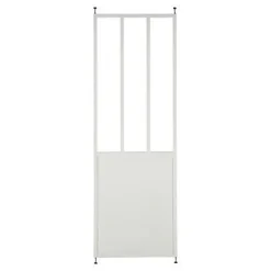 Cloison amovible 3-en-1 esprit atelier Axioma blanche H.250 x l.80 cm-Geom Clearance